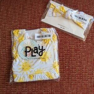 Little Sleepies Yellow Sun Baby Set